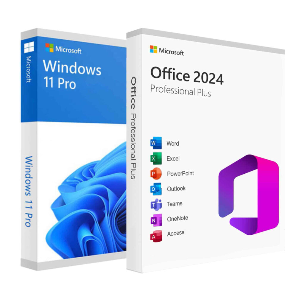Windows 11 Pro + Microsoft Office 2024 Pro Plus Bundle (Instant Delivery)